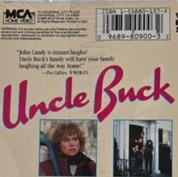 Uncle Buck (1989, VHS) John Candy & Macaulay Culkin - Picture 6 of 6